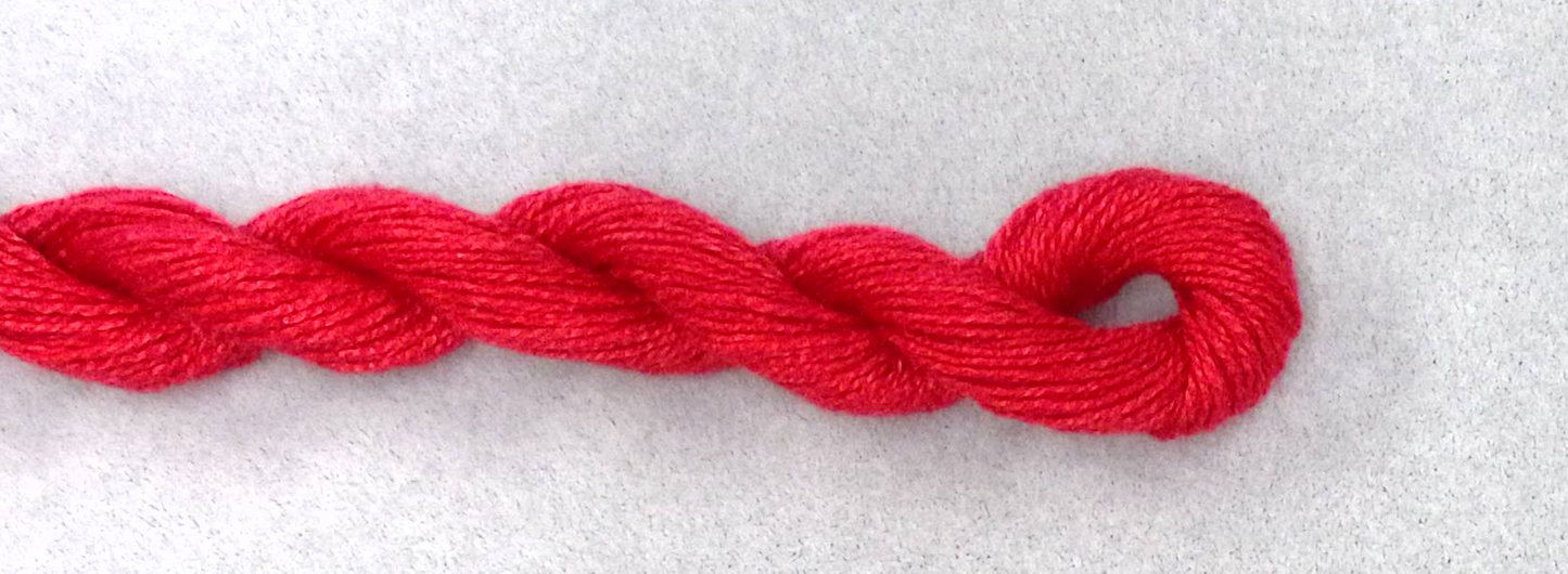 2071 Coral Red Solid Wildflowers