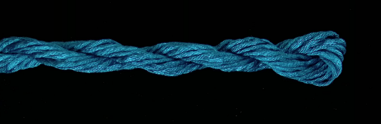 8121 Teal Blue Soie Cristale